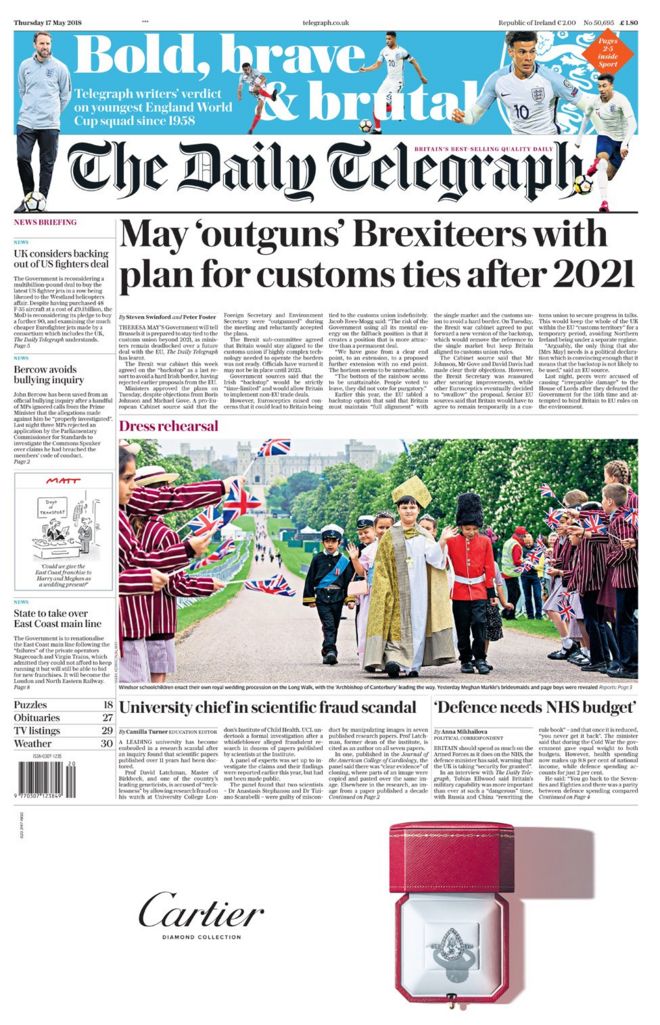 The Telegraph Thursday