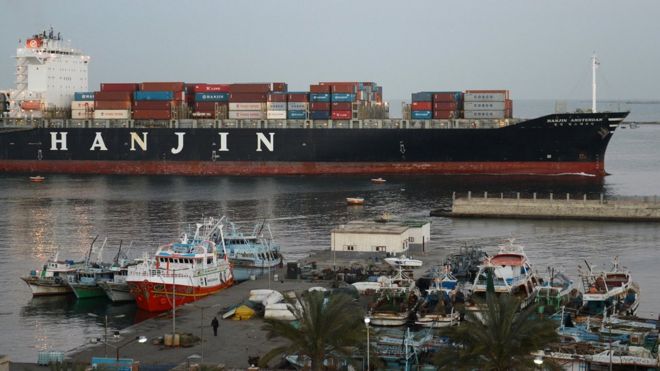 Контейнеровоз Hanjin