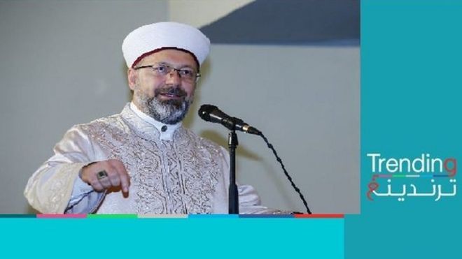 رئيس الشؤون الدينية التركي علي إرباش