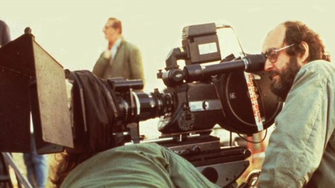 Стэнли Кубрик на съемках цельнометаллической куртки