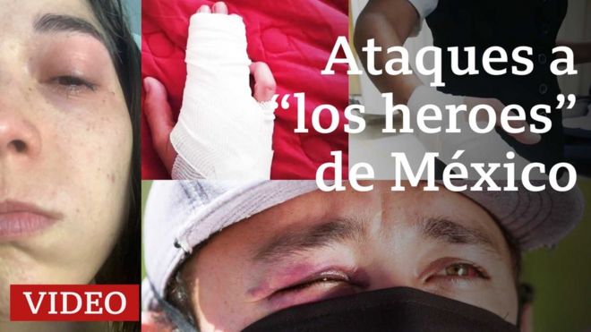 Personal sanitario agredido en México