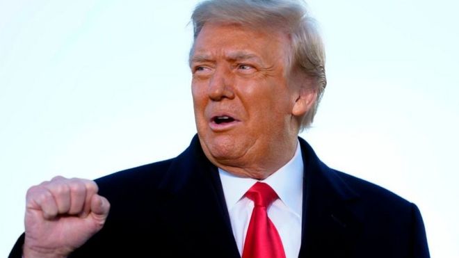 Tổng thống Donald Trump ngày 20/1