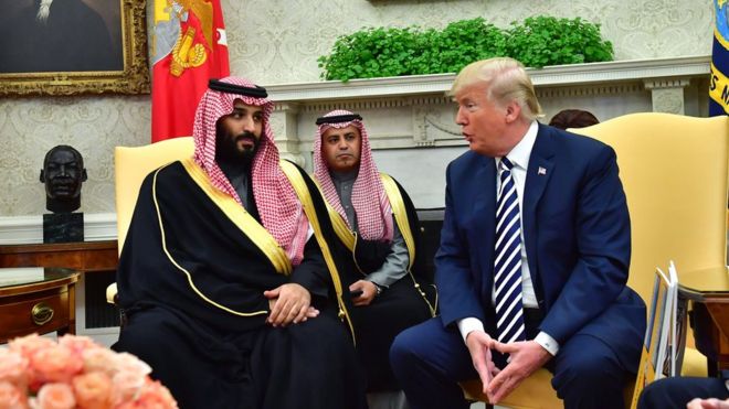 ترامب وولي العهد السعودي