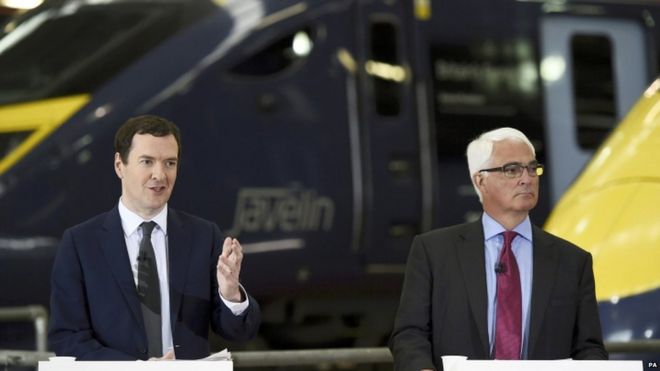 George Osborne and Alistair Darling