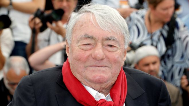 Director Claude Lanzmann at the Cannes Film Festival 21 May 2017