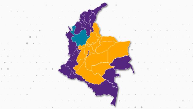 Mapa electoral de Colombia
