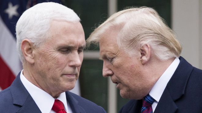 Mike Pence y Donald Trump