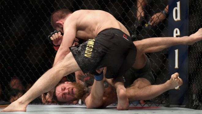 Хабиб против Конора: Нурмагомедов сохранил титул чемпиона UFC Хабиб против Конора: Нурмагомедов сохранил титул чемпиона UFC