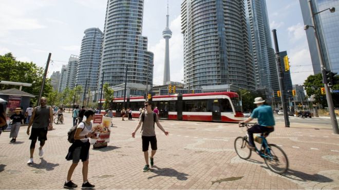 Calle en Toronto