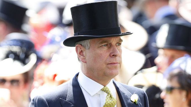 Prince Andrew in Ascot
