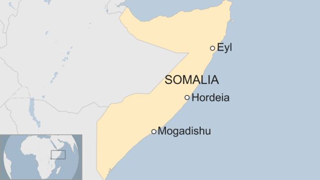 Карта Сомали
