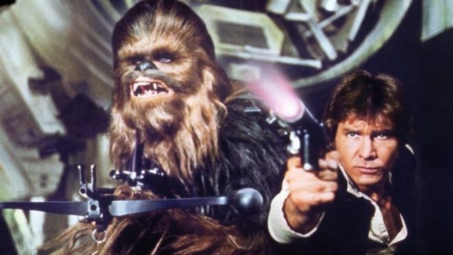 Chewbacca y Han Solo