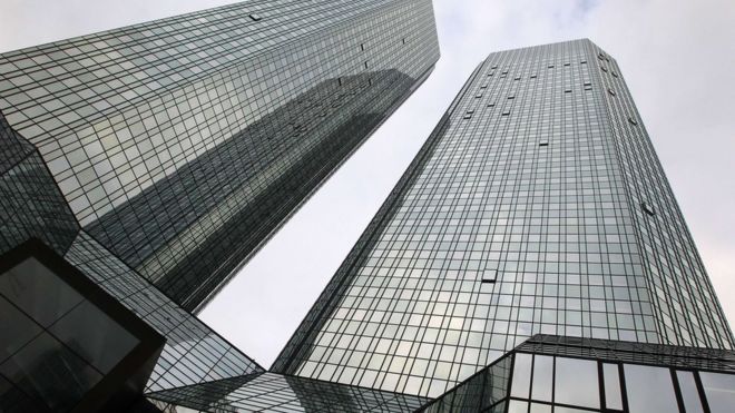 Штаб-квартира Deutsche Bank 29 октября 2015 года