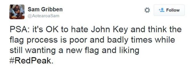 PSA: нормально ненавидеть Джона Кея и думать, что процесс флагов идет плохо и плохо, но все еще хочет новый флаг и ему нравится #RedPeak.