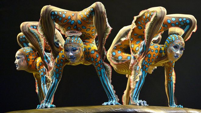 Артисты Cirque du Soleil
