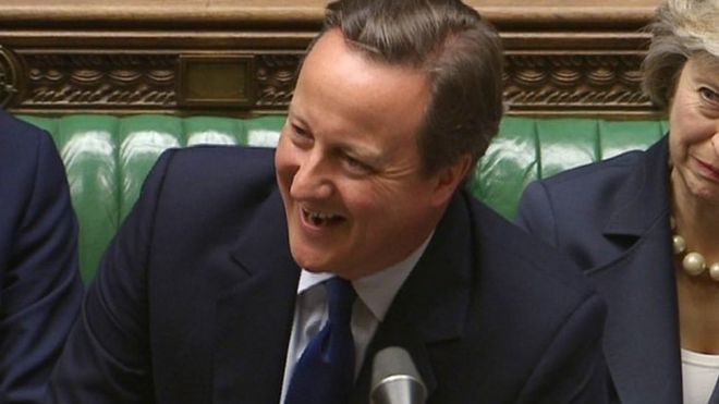 Дэвид Кэмерон на своем последнем вопросе Премьер-министра в 2016 году