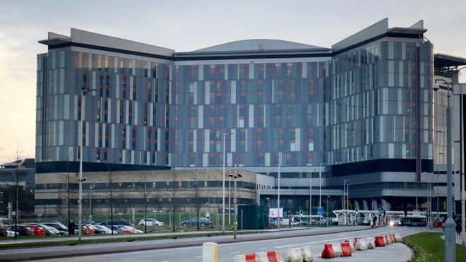 Больница Университета Королевы Елизаветы в Глазго январь 2019