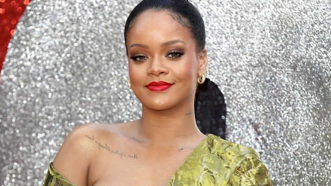 Rihanna at Oceans 8 premiere