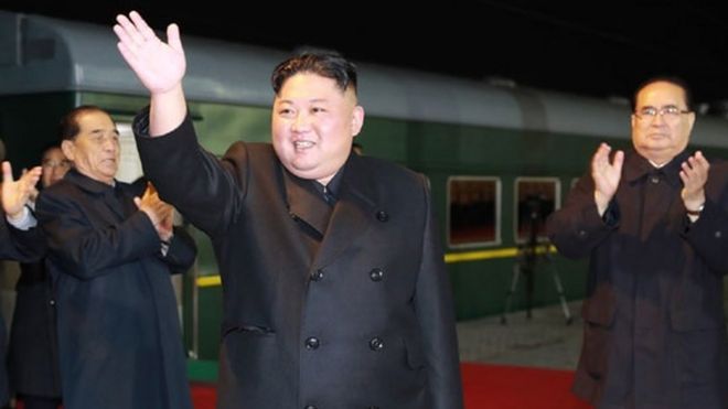 김정은 북한 국무위원장이 북러정상회담에 참석하기 위해 24일 새벽 러시아를 향해 출발했다