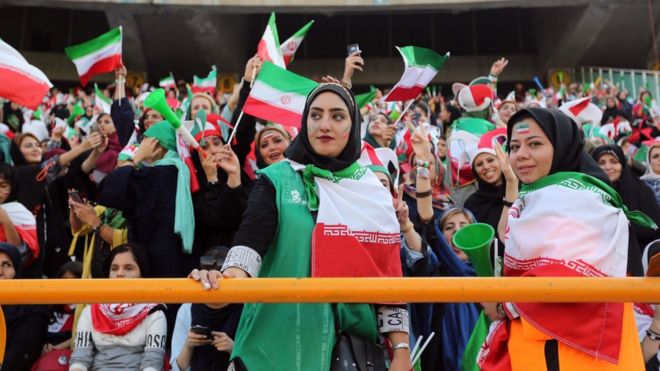 Wanawake 3,500 walihudhuria mechi ya kufuzu kwa kombe la dunia mjini Tehran