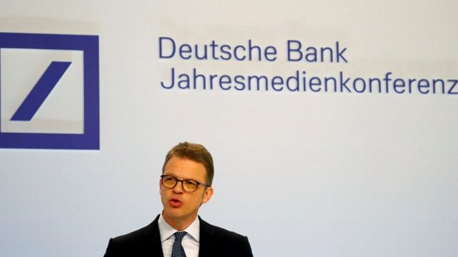 Главный исполнительный директор Deutsche Bank Кристиан Сьюинг