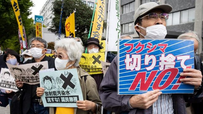 Fukushima protesters