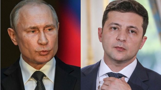 Путін і Зеленський
