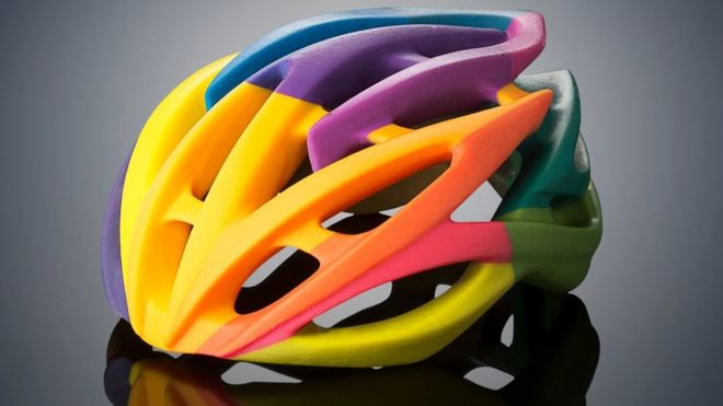 Stratasys 3D печатный шлем