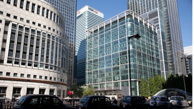 Глобальная штаб-квартира HSBC в лондонском Кэнэри-Уорф