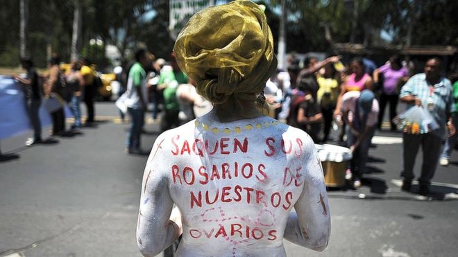 Manifestación por la despenalización del aborto