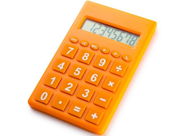 оранжевый калькулятор
