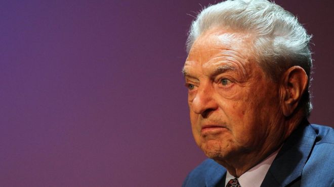 George Soros, founder and chairman of the Open Society Institute (file pic)