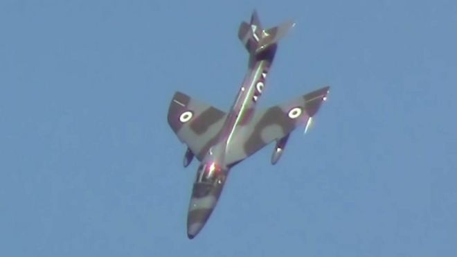 Реактивный самолет Hawker Hunter