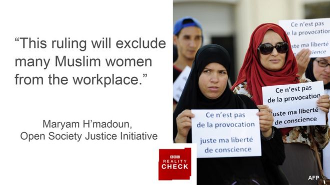 «Это решение исключит многих женщин-мусульманок с работы», - Мариам Хмадун, сотрудник по вопросам политики, Правовая инициатива «Открытое общество»