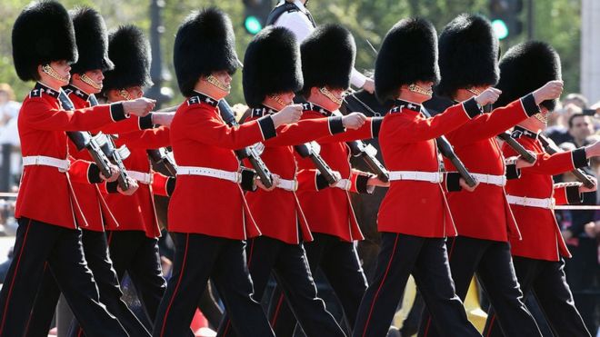 Guardias del Palacio de Buckingham