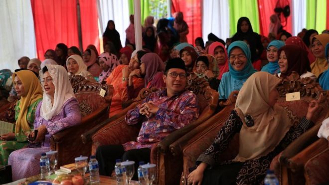 Женская исламская конференция в Индонезии