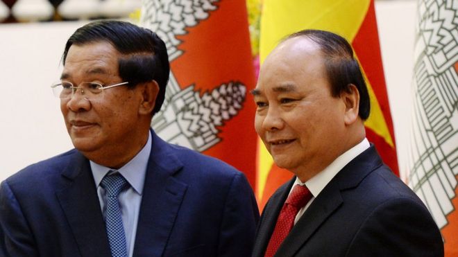 Ông Hun Sen đã có chuyến thăm Việt Nam hòi 12/2016