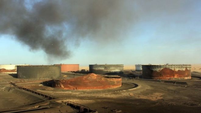 Badhi ya visima vya mafuta Libya