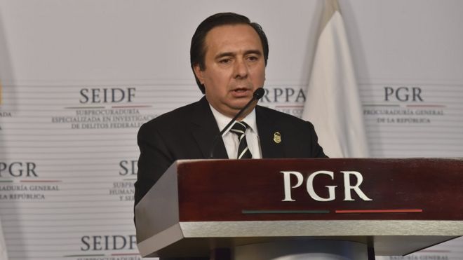 Tomás Zerón en conferencia de prensa
