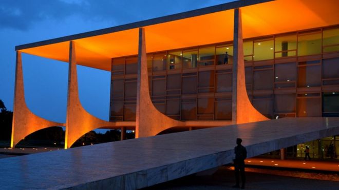 Palácio do Planalto, em BrasÃlia