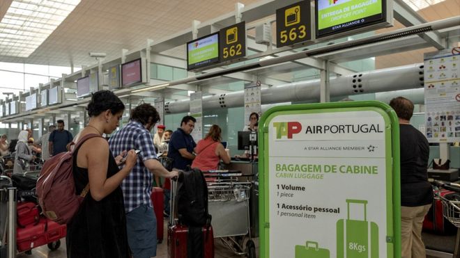 Регистрация в аэропорту Барселоны Эль Прат, 9 сентября 18