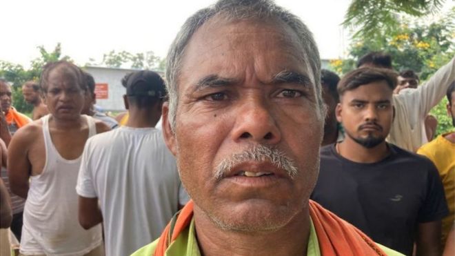 पावर प्लांट में मज़दूरी करने वाले सोखा सहनी.
