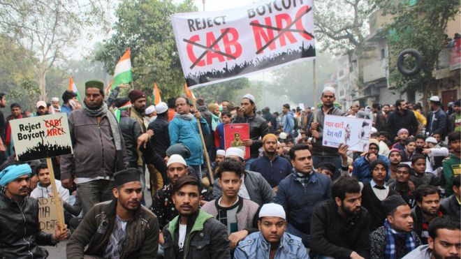 নাগরিকত্ব আইনের বিরুদ্ধে ভারতে দিল্লিসহ বহু জায়গায় বিক্ষোভ হয়েছে