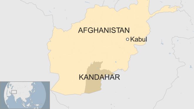 Kandahar Afghanistan Map