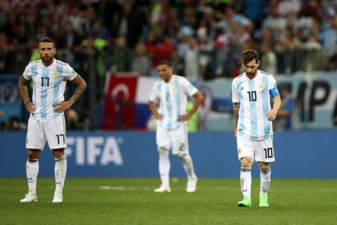 Messi y compañía no estuvieron a la altura de la situación y fueron superados por Croacia.