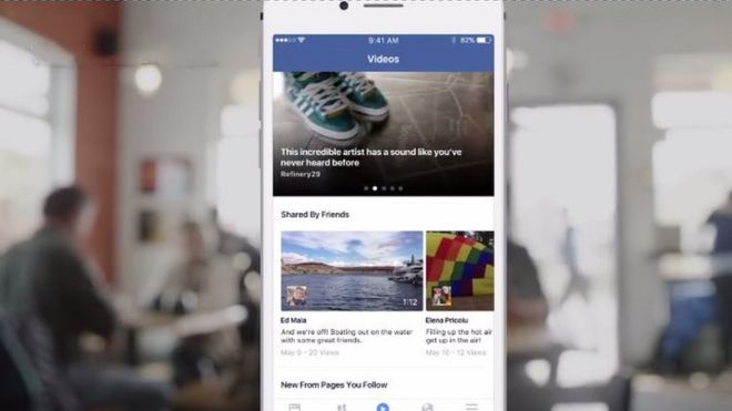 Facebook видео