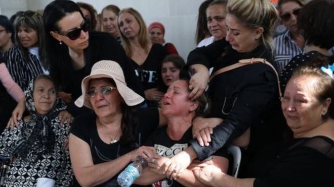 جنازة أحد القتلى الإسرائيليين
