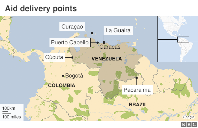 Карта Венесуэлы