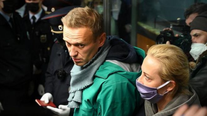 Navalny arrestado en Moscú