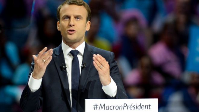 Ứng viên Emmanuel Macron